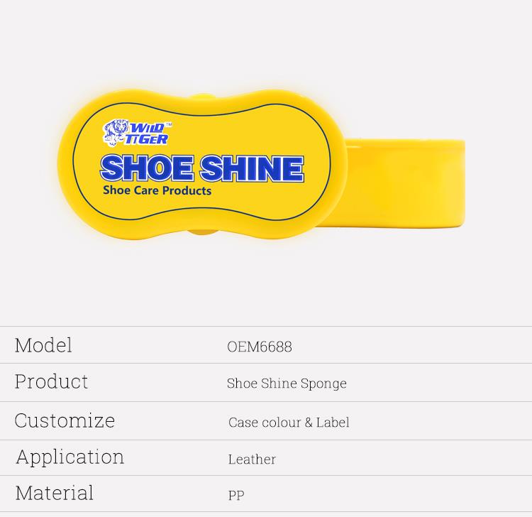 shoe shine sponge for leather shoes