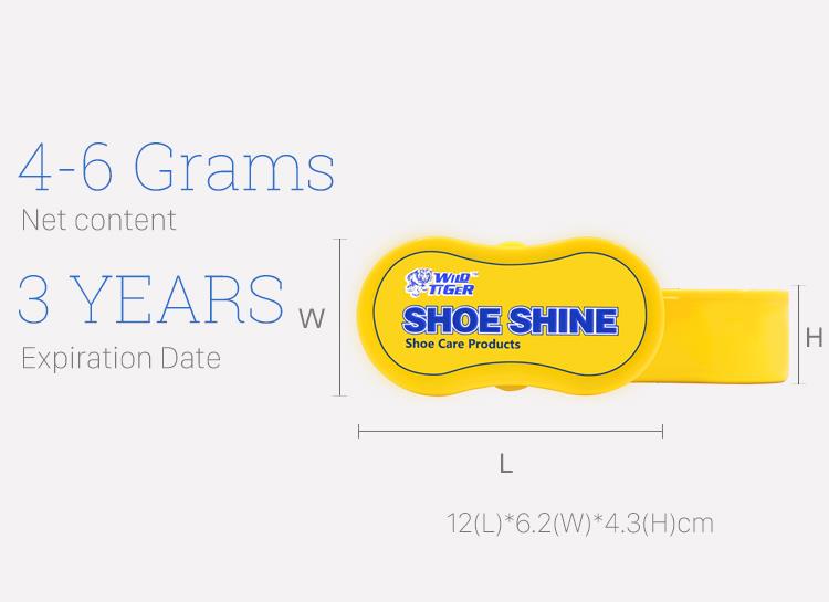 Portable shoe shine sponge